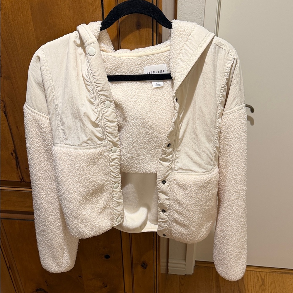 Offline by Aerie Fleece Bomber Jacket